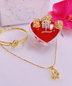 BỘ TRANG SỨC NƠ ĐÍNH ĐÁ 🎀