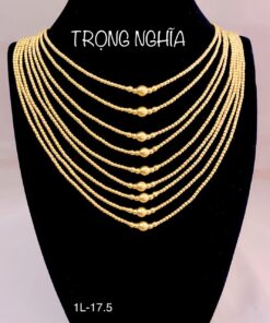 DÂY CHUYỀN 9 VÒNG BI 24K- 1 LƯỢNG
